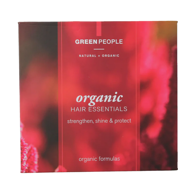 Green People Protein-Boost Hair Essentials Set – natuurlijke travel set voor glans, zachtheid en anti-frizz