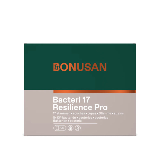Bonusan Bacteri 17 Resilience Pro - 28 sachets - productfoto via Varuvo