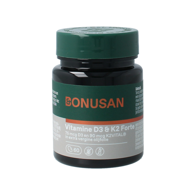 Bonusan Vitamine D3 & K2 Forte – 60 softgels