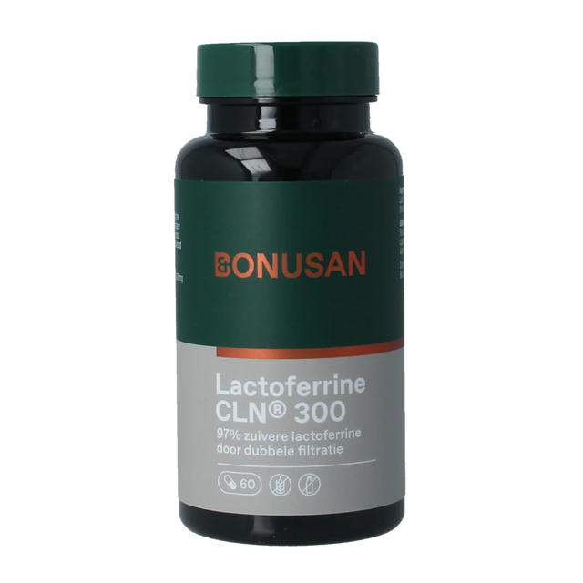 Bonusan Lactoferrine CLN 300 - 60 capsules - productfoto via Varuvo
