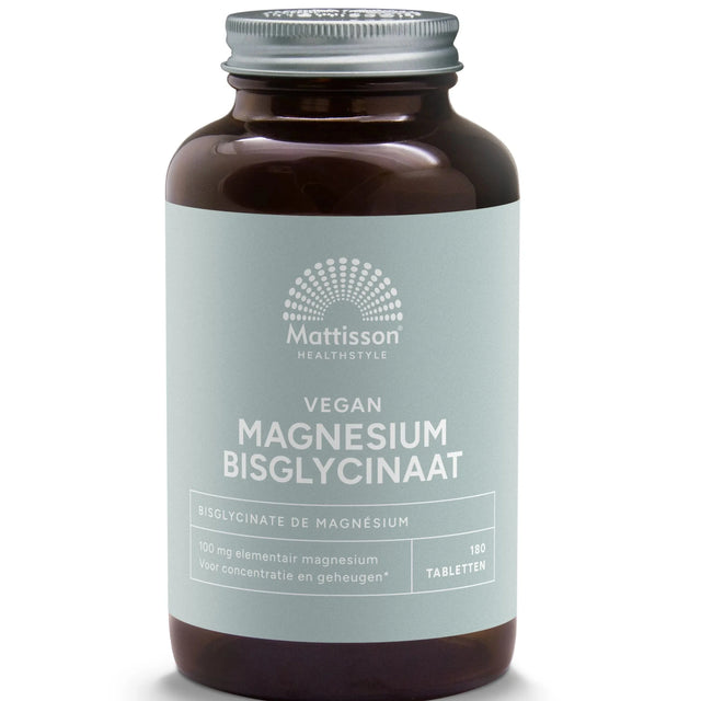 Mattisson Magnesium Bisglycinaat – Hoogopneembare Magnesium Supplement